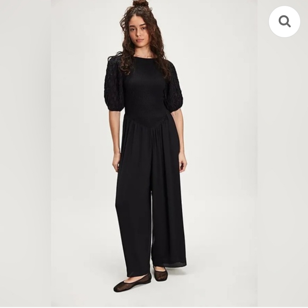 New Without Tags Free People Temperley Jumpsuit Black Elegant NWOT